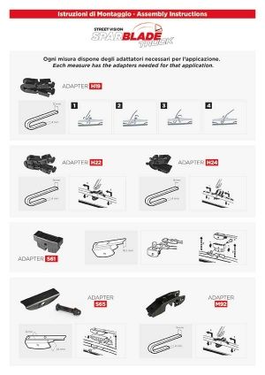 Assembly instructions Truck wiper blades