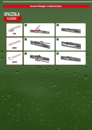 Istruzioni montaggio spazzole Classic