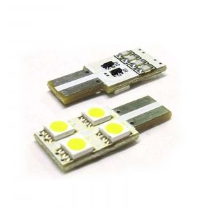 DQP Set Lampade T10 a 4 LedSMD 12V (2PCS)