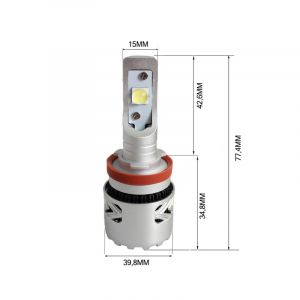 DQP Kit Headlight POLARIS per Lenticolare H8-9-11(2PCS)