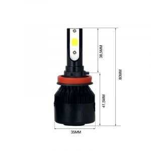 DQP Singolo Headlight BASIC PRO per H8-H9-H11