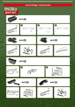 Istruzioni montaggio spazzole Truck