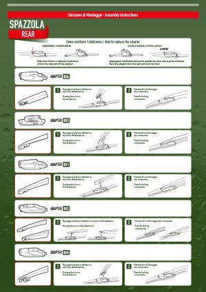Istruzioni montaggio spazzole BackFit